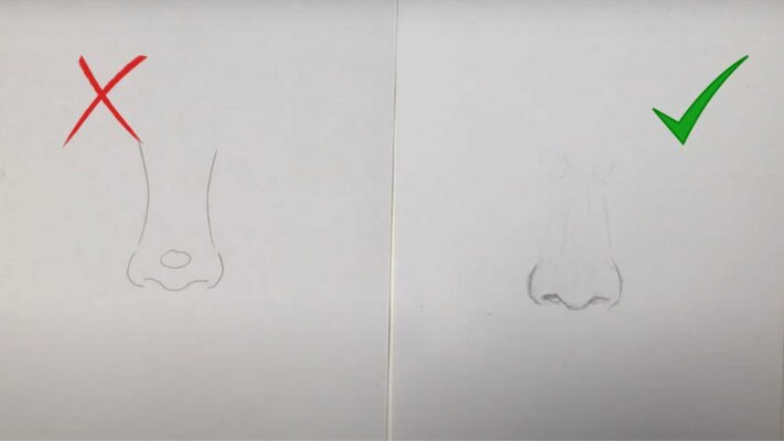 Як намалювати ніс: детальна інструкція для початківців