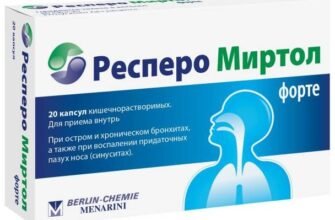 Респеро Миртол Форте: Огляд ефективності та застосування препарату