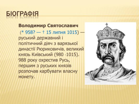 Біографія Володимира Великого: Життя та Досягнення Київського Князя