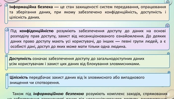 Що називається інформаційною безпекою та чому вона важлива?