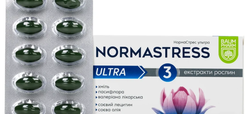 Нормастрес капсули: інструкція, застосування та переваги продукту