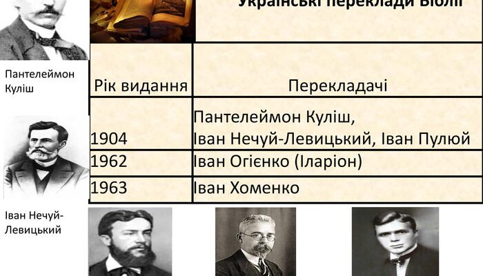 Хто перекладав Біблію на українську мову: історія та перекладачі