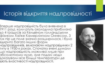 Хто відкрив явище надпровідності: важливе відкриття в фізиці