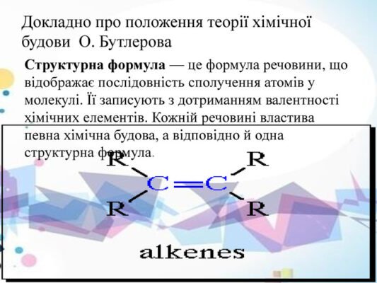 Хто сформулював теорію хімічної будови органічних сполук?