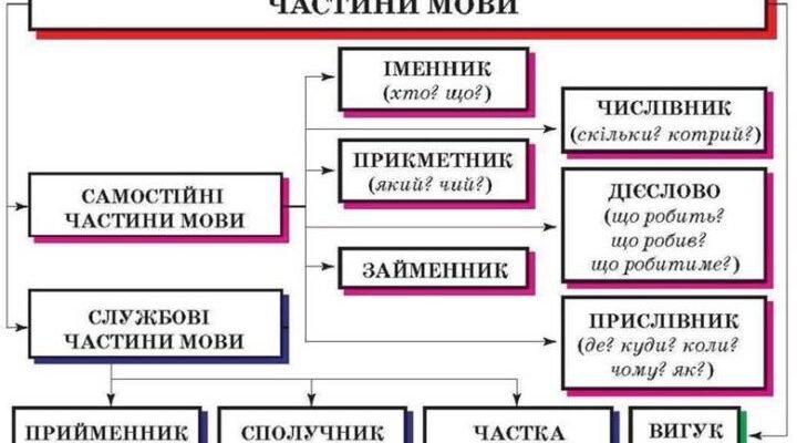 Хто що частина мови: визначення та приклади в українській мові