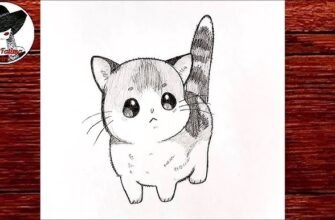 Як намалювати милого котика: покроковий гід для початківців художників