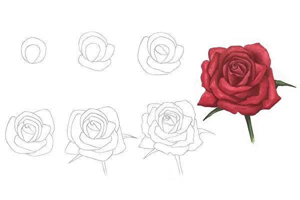 Як намалювати троянди: поетапний гайд для початківців художників