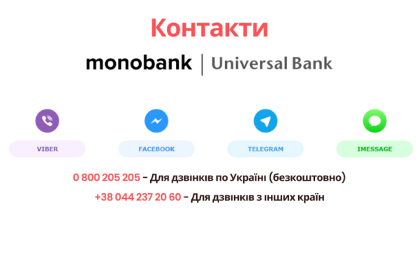Підтримка Монобанк: Як Зв’язатися через Номер для Швидких Вирішень