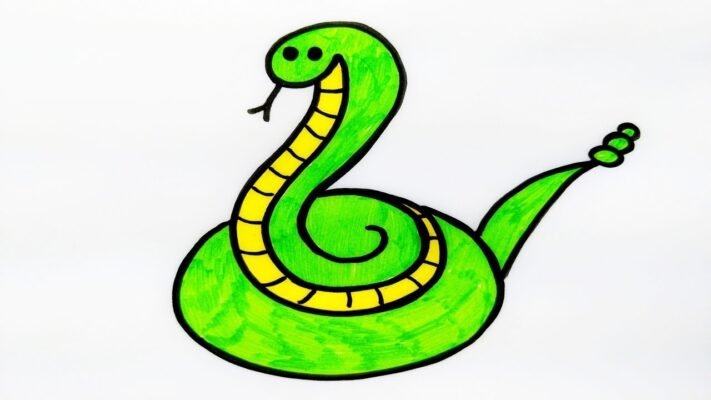 Як намалювати змію легко: покроковий гайд для початківців художників