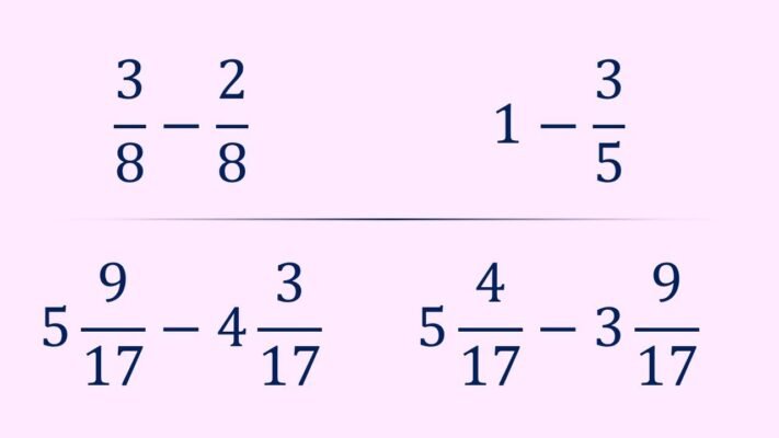 Як віднімати дроби: покрокова інструкція для швидкого розуміння