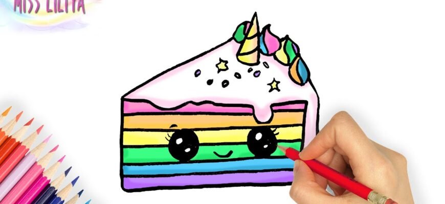 Як намалювати тортик: покрокова інструкція для початківців художників Як намалювати тортик: покрокова інструкція для початківців художників