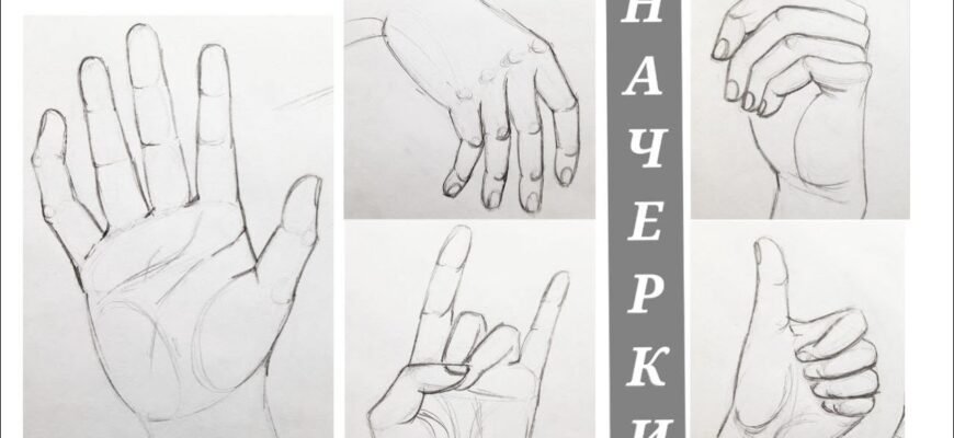 Як намалювати руку: покрокова інструкція для початківців-художників