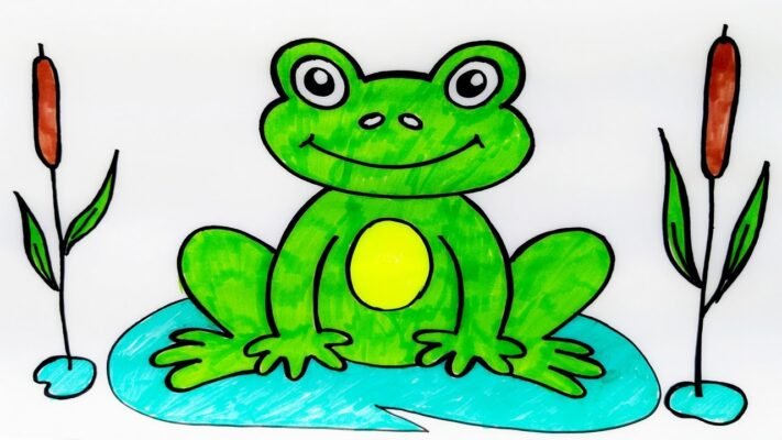 Як намалювати жабу: покрокова інструкція для початківців художників