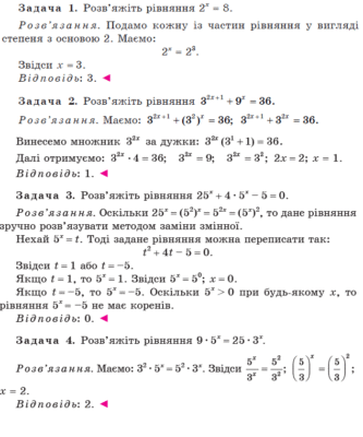 Показникові рівняння: ефективні методи розв’язування задач