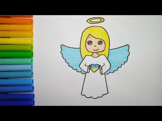 Як намалювати ангелика: покрокова інструкція для початківців