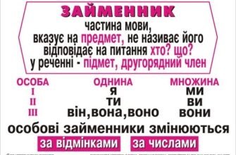 Займенник: визначення, типи та вживання у сучасній українській мові