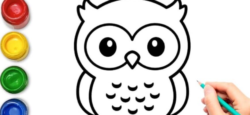 Як малюється сова: покрокова інструкція для початківців художників Як малюється сова: покрокова інструкція для початківців художників