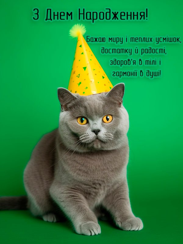 листівка з днем народження другу