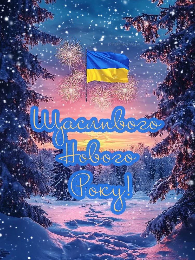 Патріотичне побажання Щасливого Нового Року!