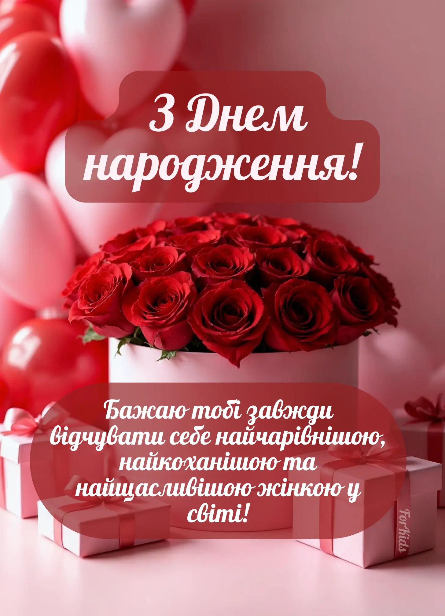 Вітання з днем народження сучасні