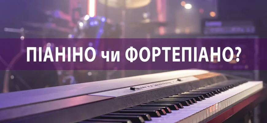 Різниця між піаніно і фортепіано: В чому відмінності інструментів?