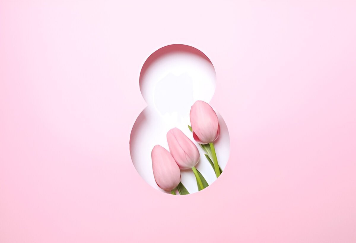 Зі святом жінки, весни та краси. З 8 березня картинка