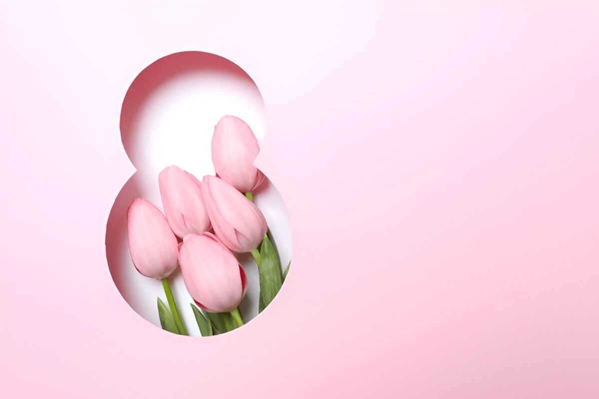 Вітальна картинка з міжнародним жіночим днем, з 8 березня