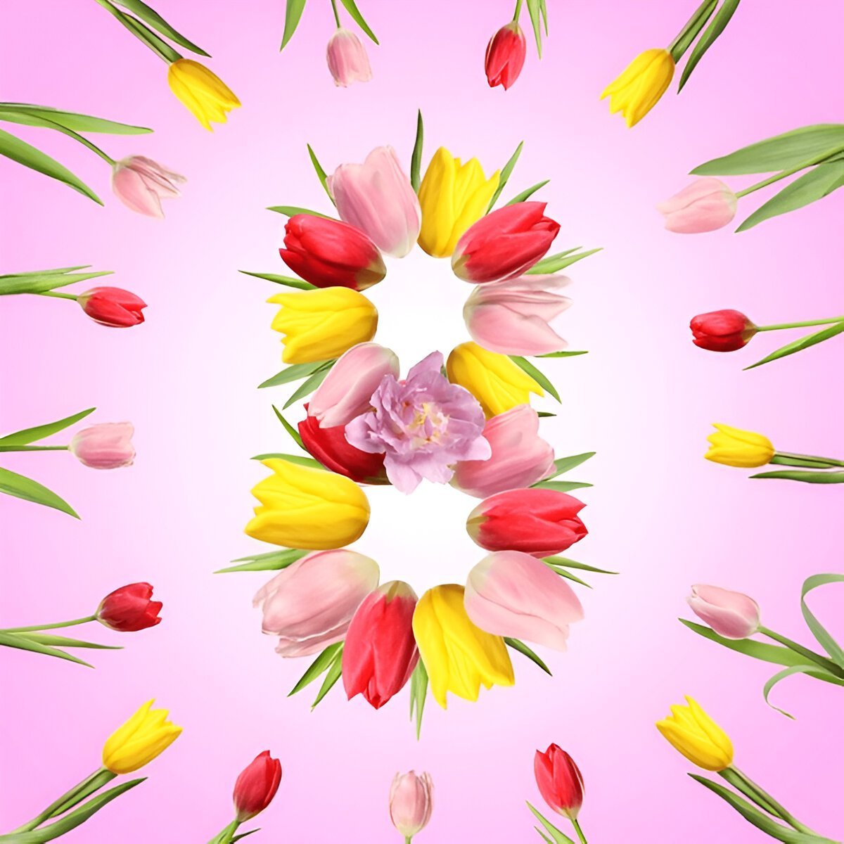 Вітальна картинка з міжнародним жіночим днем, з 8 березня