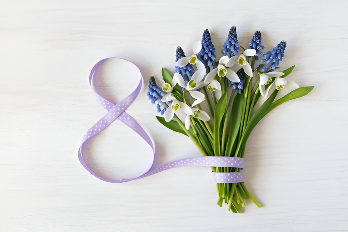 Зі святом жінки, весни та краси. З 8 березня картинка