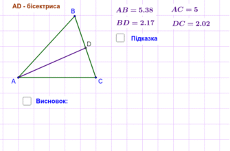 Бісектриса Трикутника: Ключові Властивості та Застосування у Геометрії