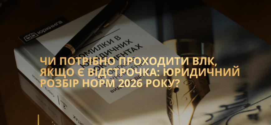Чи обов’язково проходити ВЛК у 2026 році, якщо є відстрочка?