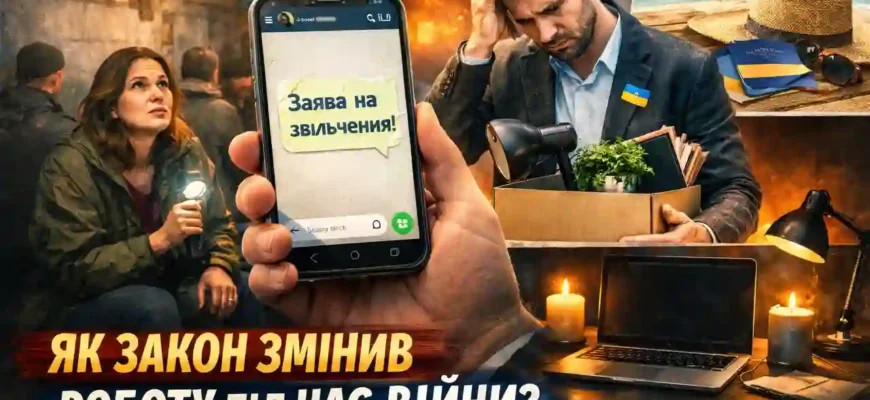 Чи потрібно відпрацьовувати при звільненні під час воєнного стану в Україні?