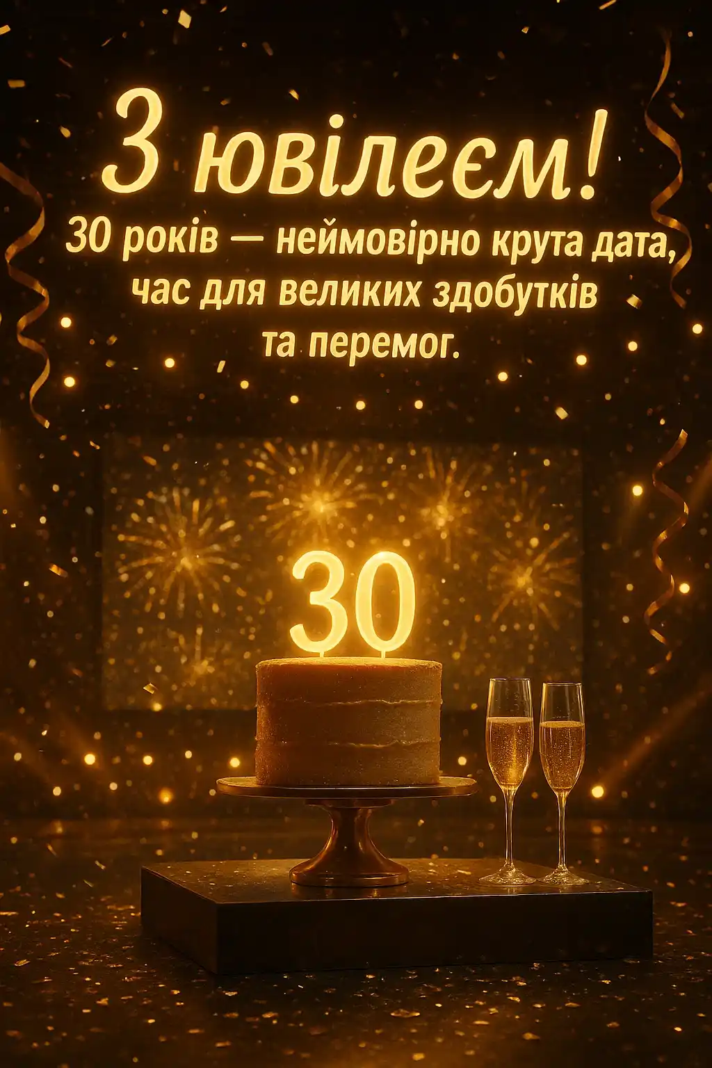 Прикольні привітання з 30-річчям жінці