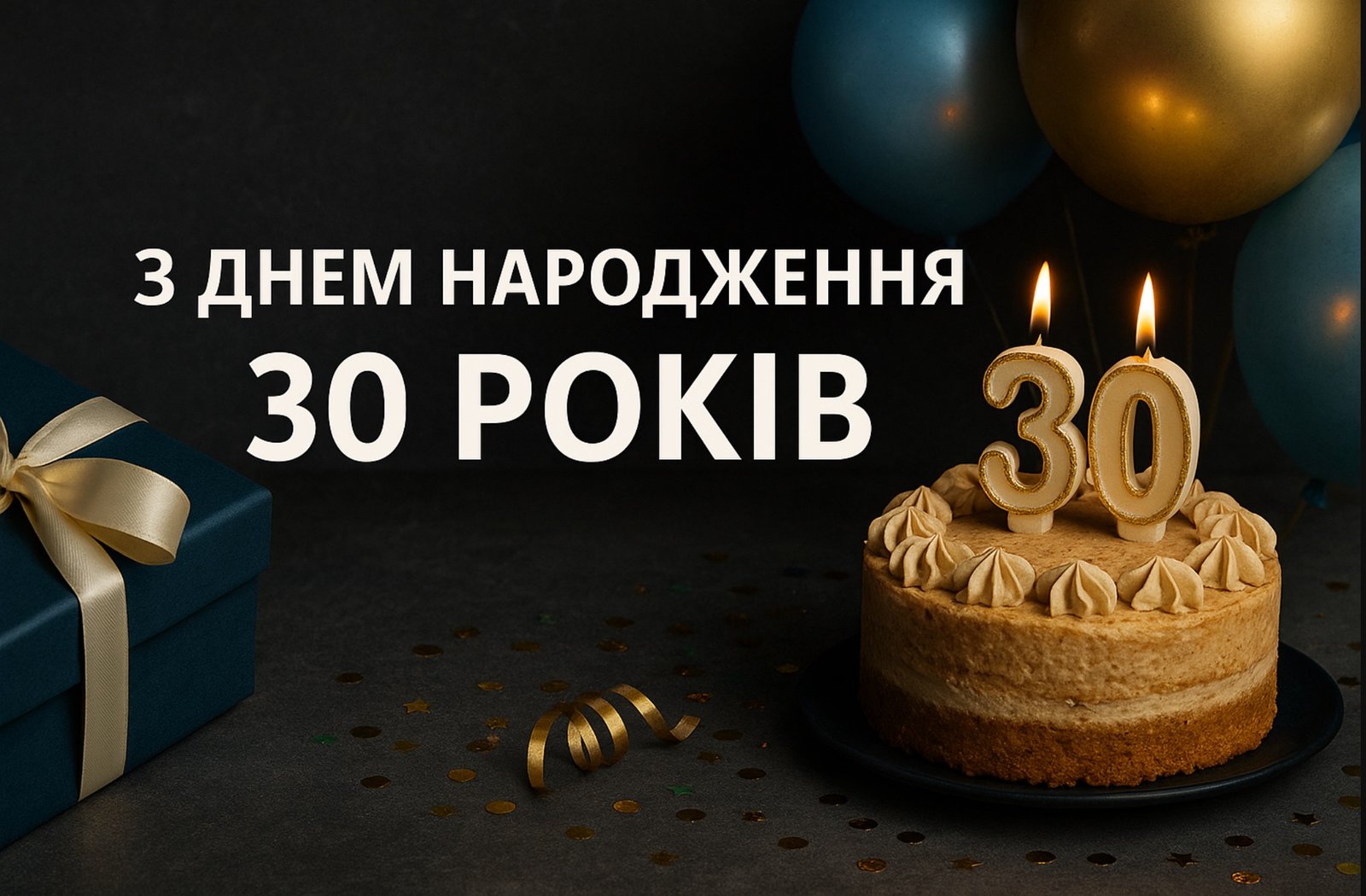 Привітання з ювілеєм 30 років – розсудливі, приємні й гармонійні ...