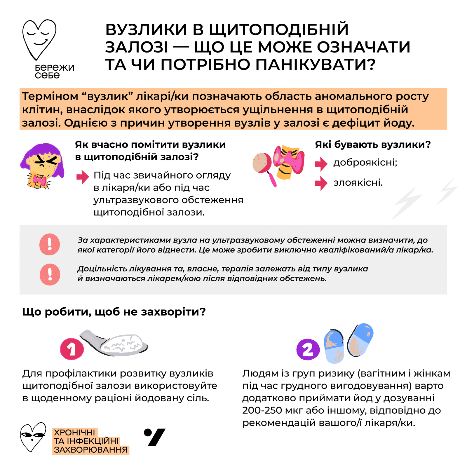 Вузлики в щитоподібній залозі — що це може означати та чи ...