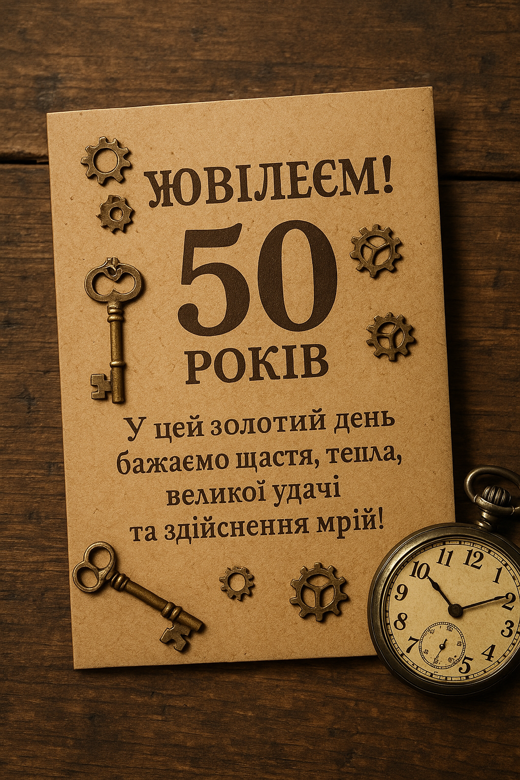 Привітання з ювілеєм 50 років для мужчини(чоловіка): кращі ...