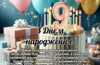 Найкращі привітання з 9-річчям: створюємо свято для вашого хлопчика!