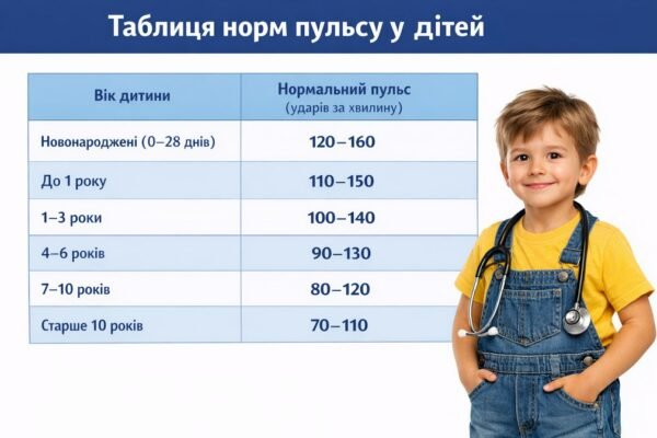 Оптимальний пульс у дитини 8 років: норми та фактори впливу