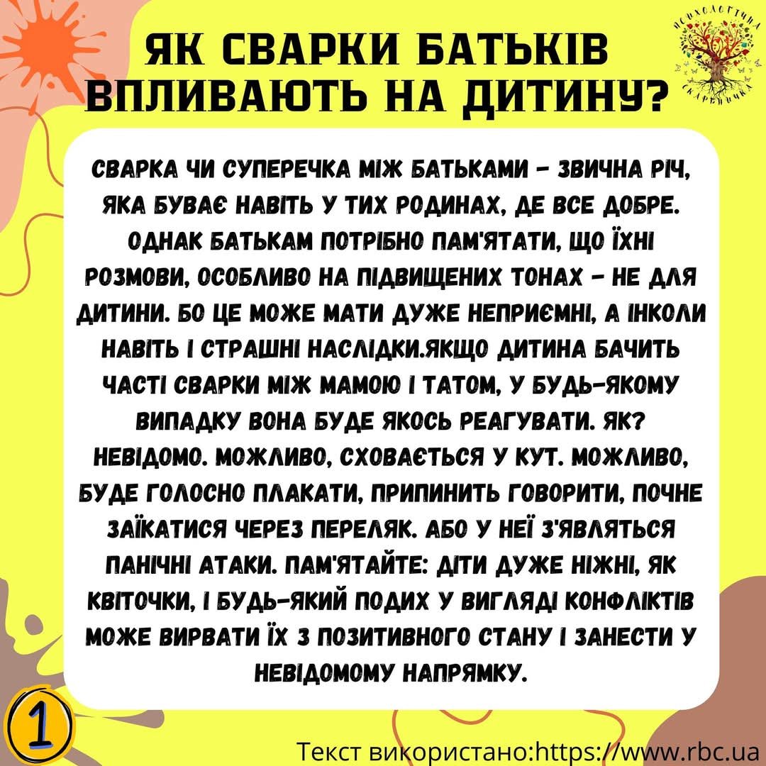 Поради батькам.