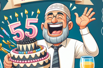 Прикольні привітання з 55-річчям для чоловіка: гумор на день народження!