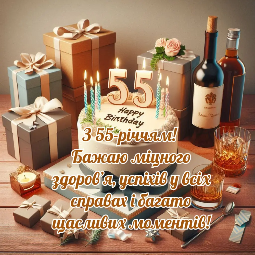 Красиві привітання жінці з ювілеєм 55 років: у прозі, віршах ...