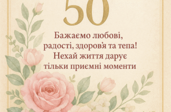 Привітання для жінки на 50-річчя: найкращі побажання та ідеї святкування