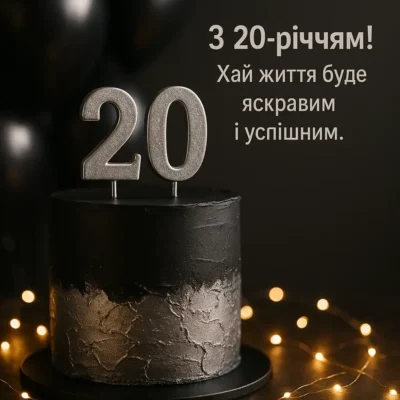Привітання з 20-річчям: найкращі побажання хлопцю на день народження