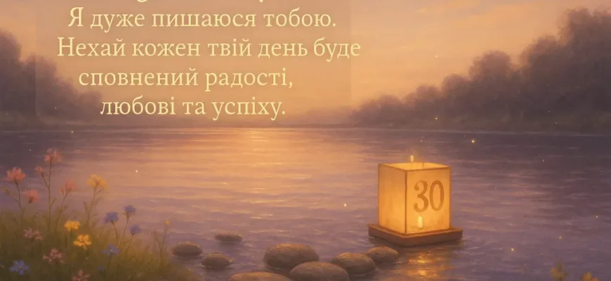 Привітання з 30-річчям сина від мами: найкращі побажання і любов