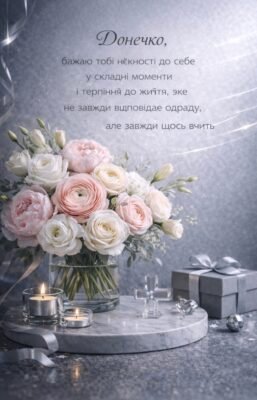 Привітання з Днем Народження для 35-річної доньки: теплі побажання