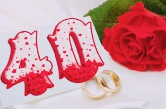 Привітання з рубіновим весіллям: вірші на 40 років подружжя