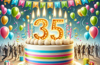 Привітання з ювілеєм 35 років: найкращі ідеї та поради для свята