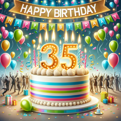 Привітання з ювілеєм 35 років: найкращі ідеї та поради для свята