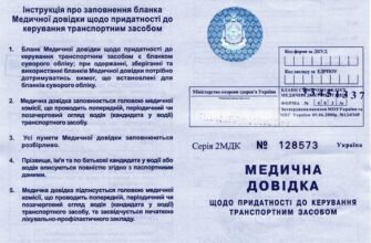 Що необхідно для отримання медичної довідки водія в Україні?