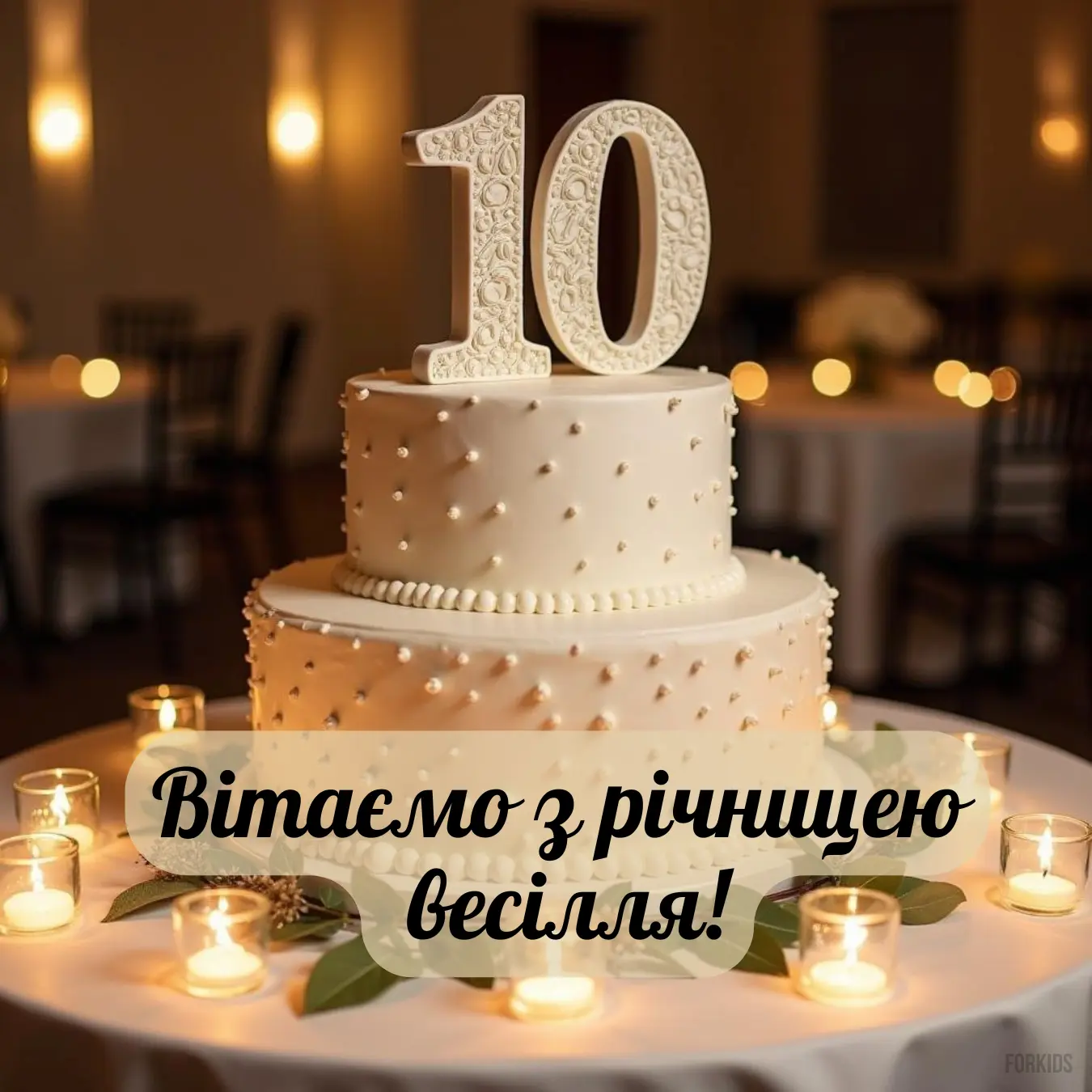 10 років весілля: Картинки, листівки, привітання
